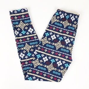 Bright aztec leggings